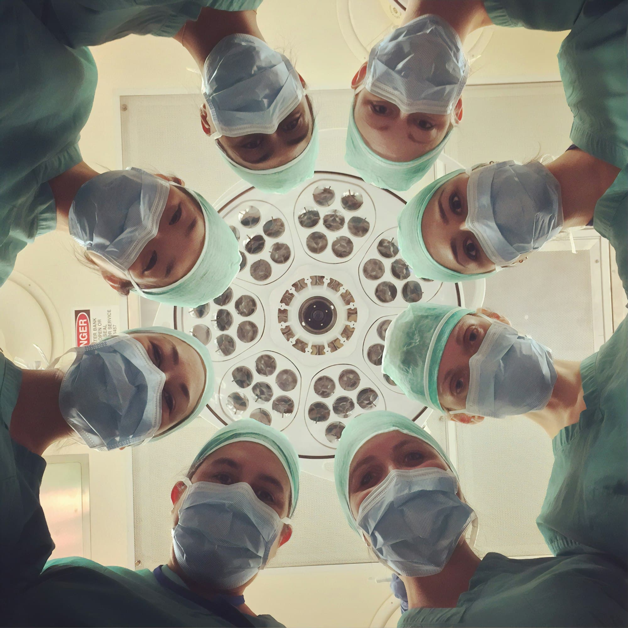 Clinical team in a modern care setting